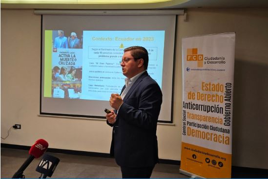 Ecuador sube dos puntos en índice de corrupción