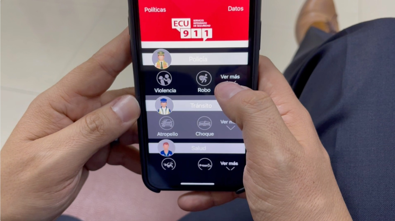 La ‘APP’ del ECU 911: un mecanismo adicional para reportar emergencias