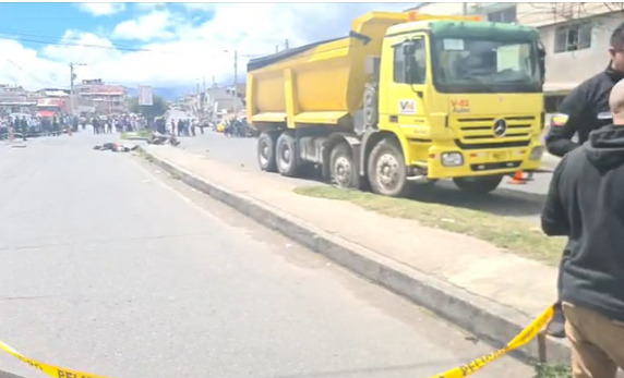 Mujer pierde la vida tras ser arrollada por una volqueta en el sector ...