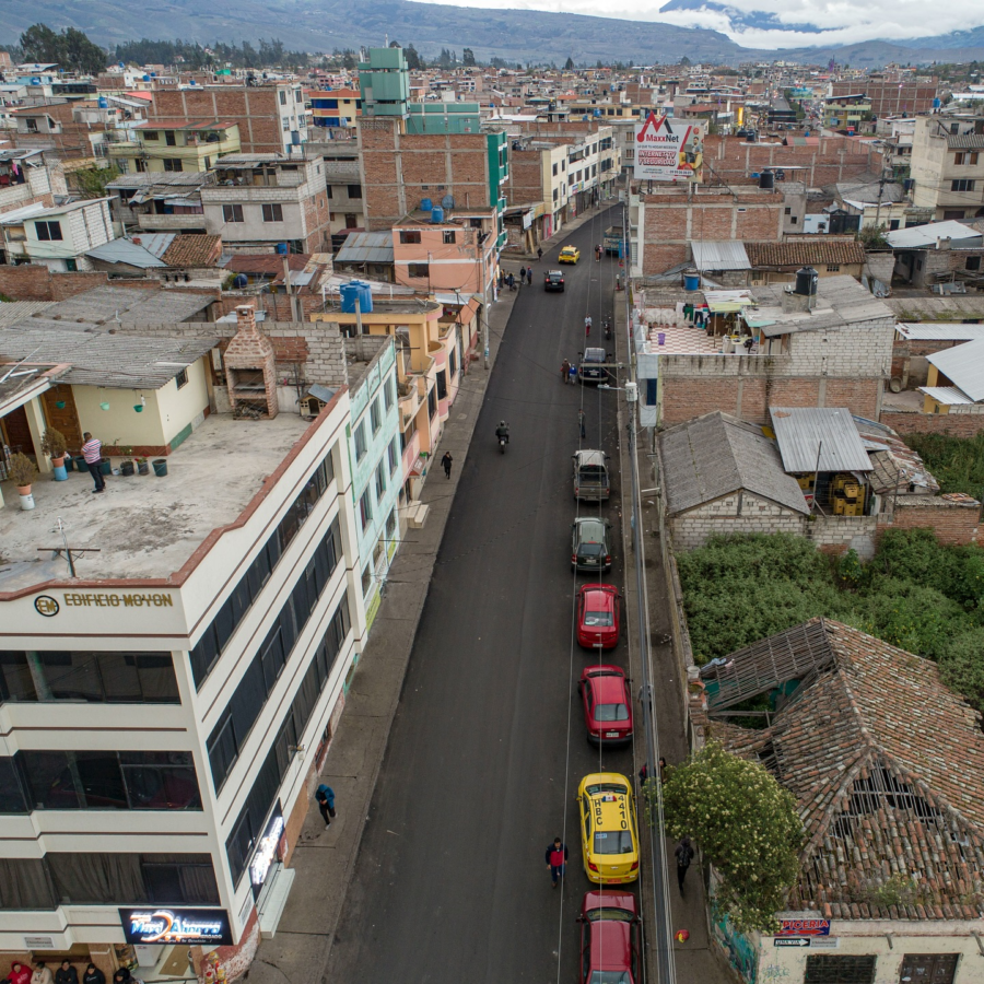 Calles Riobamba Municipio de Riobamba concluyó reasfaltado de la calle Espejo